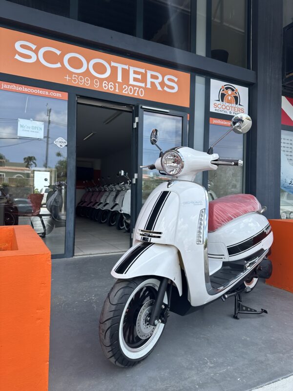 White Eivissa 125CC Scooter 2024