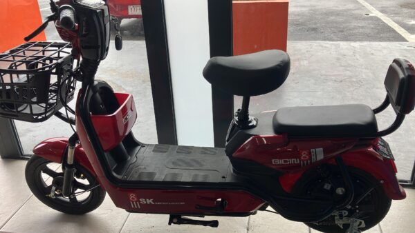 Red Electric E-Bike Scooter - Image 3
