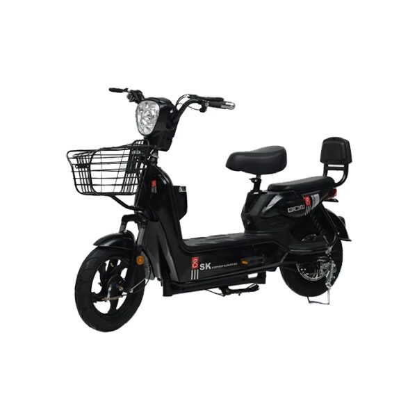 Black Electric E-Bike Scooter
